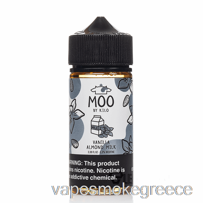 Vape Greece βανίλια γάλα αμυγδάλου - Moo E-liquids - 100ml 3mg